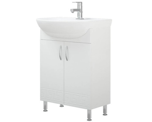 Купить Мебель для ванной Corozo Олимп 60, цвет белый в магазине сантехники Santeh-Crystal.ru