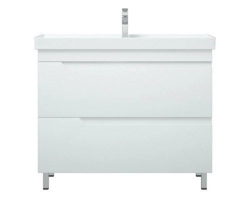 Приобрести Мебель для ванной Corozo Юта Люкс Z2 100, цвет белый в магазине сантехники Santeh-Crystal.ru