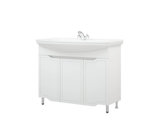 Заказать Мебель для ванной Corozo Мирра 105, цвет белый в магазине сантехники Santeh-Crystal.ru