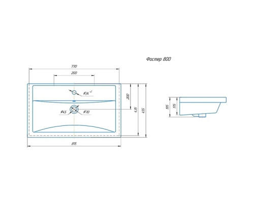 Приобрести Мебель для ванной Corozo Денвер Z2 80, цвет белый в магазине сантехники Santeh-Crystal.ru