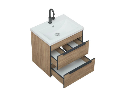 Заказать Мебель для ванной Corozo Форест 60 Z2, цвет дуб канзас коричневый в магазине сантехники Santeh-Crystal.ru