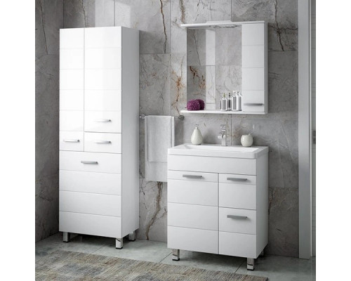 Приобрести Мебель для ванной Corozo Денвер Z2 60, цвет белый в магазине сантехники Santeh-Crystal.ru