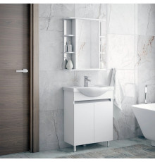 Мебель для ванной Corozo Джуно 55, цвет белый
