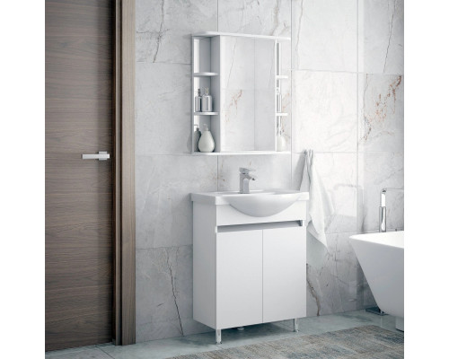 Заказать Мебель для ванной Corozo Джуно 55, цвет белый в магазине сантехники Santeh-Crystal.ru