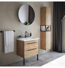 Мебель для ванной Corozo Форест 60 Z2, цвет дуб канзас коричневый
