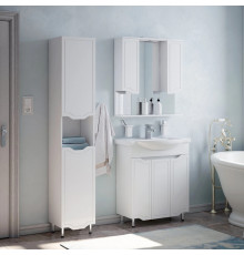 Мебель для ванной Corozo Мирра 75, цвет белый