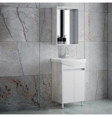 Мебель для ванной Corozo Орегон 55, цвет пайн / белый