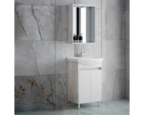 Приобрести Мебель для ванной Corozo Орегон 55, цвет пайн / белый в магазине сантехники Santeh-Crystal.ru