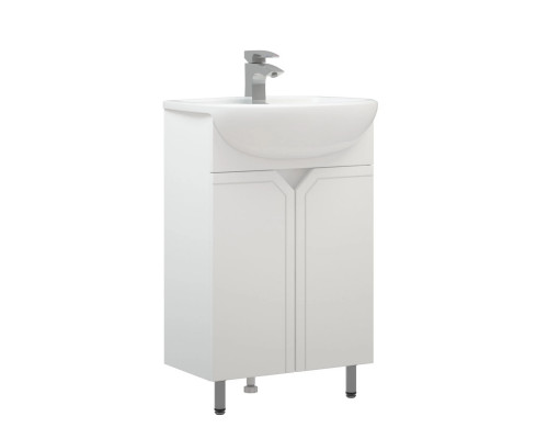 Заказать Мебель для ванной Corozo Сириус 55, цвет белый в магазине сантехники Santeh-Crystal.ru