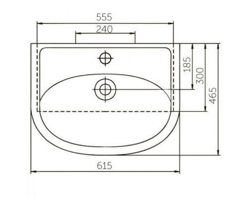 Купить Мебель для ванной Corozo Олимп 60, цвет белый в магазине сантехники Santeh-Crystal.ru