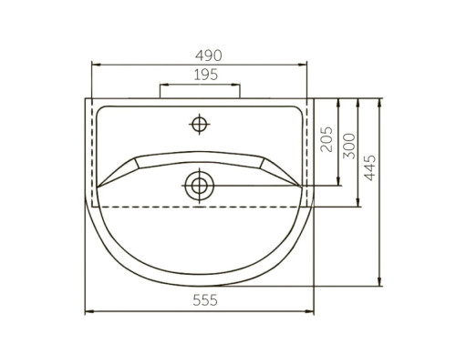 Заказать Мебель для ванной Corozo Сириус 55, цвет белый в магазине сантехники Santeh-Crystal.ru