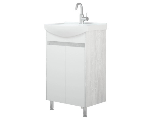 Приобрести Мебель для ванной Corozo Орегон 55, цвет пайн / белый в магазине сантехники Santeh-Crystal.ru