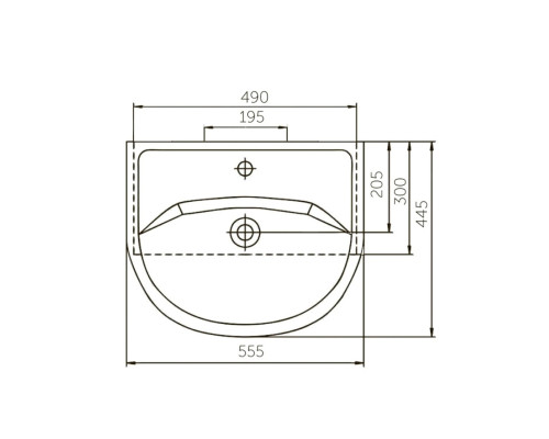 Приобрести Мебель для ванной Corozo Орегон 55, цвет пайн / белый в магазине сантехники Santeh-Crystal.ru