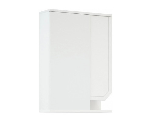 Заказать Шкаф-зеркало Corozo Сириус 55, правый, цвет белый в магазине сантехники Santeh-Crystal.ru