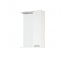 Шкаф-зеркало Corozo Лея 50, правый, цвет белый