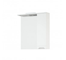 Шкаф-зеркало Corozo Лея 65/С, правый, с подсветкой, цвет белый