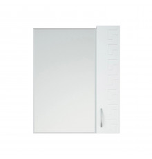 Шкаф-зеркало Corozo Олимп 50, правый, цвет белый