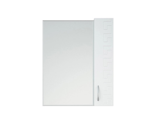 Купить Шкаф-зеркало Corozo Олимп 50, правый, цвет белый в магазине сантехники Santeh-Crystal.ru
