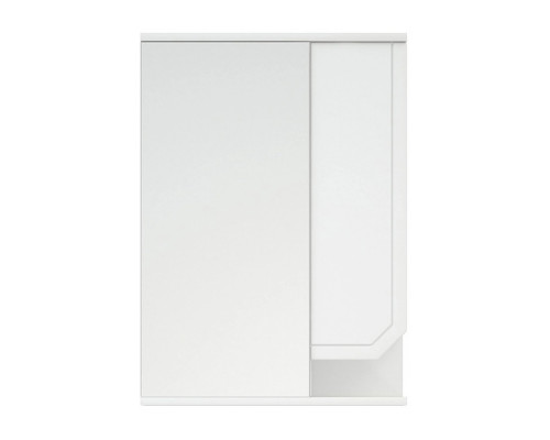 Заказать Шкаф-зеркало Corozo Сириус 55, правый, цвет белый в магазине сантехники Santeh-Crystal.ru