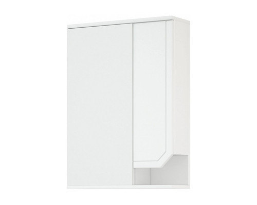 Заказать Шкаф-зеркало Corozo Сириус 55, правый, цвет белый в магазине сантехники Santeh-Crystal.ru