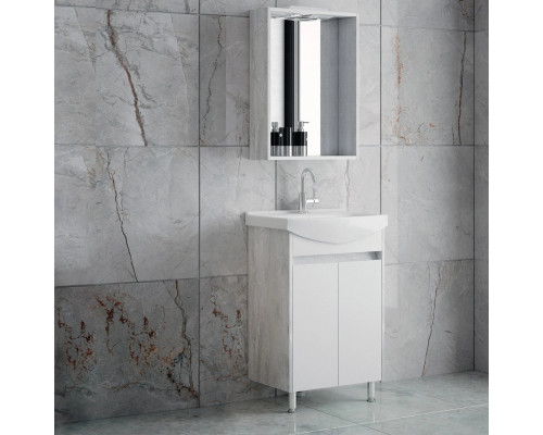 Заказать Шкаф-зеркало Corozo Орегон 50/С, с подсветкой, цвет пайн в магазине сантехники Santeh-Crystal.ru