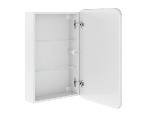 Приобрести Шкаф-зеркало Corozo Алабама 60/С, с подсветкой, цвет белый в магазине сантехники Santeh-Crystal.ru