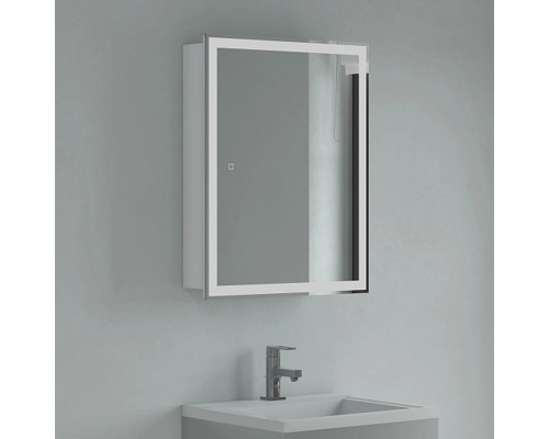 Заказать Шкаф-зеркало Corozo Толедо 50/С, с подсветкой, цвет белый в магазине сантехники Santeh-Crystal.ru