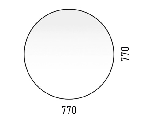 Приобрести Зеркало Corozo Окко 77x77 в магазине сантехники Santeh-Crystal.ru