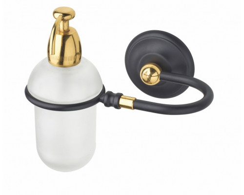Дозатор для мыла подвесной, матовое стекло ART&MAX SOPHIA AM-2141-Nero/Do-Ant