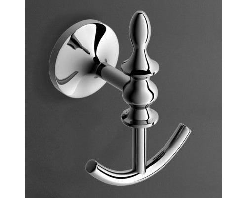 Двойной крючок ART&MAX BOHEMIA AM-E-4286B-Cr