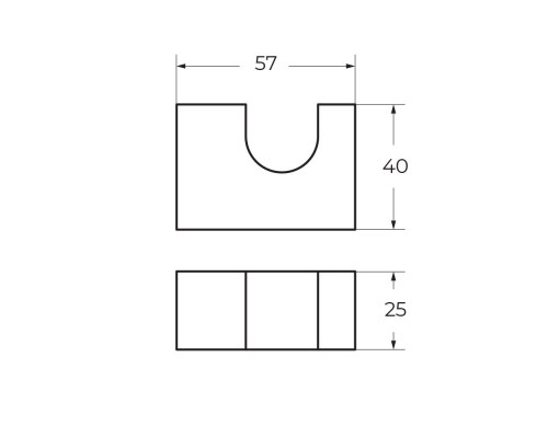 Крючок одинарный подвесной ART&MAX PLATINO AM-E-3986-MB