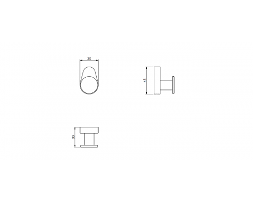 Крючок Art&Max Verona Push AM-M-025-CR