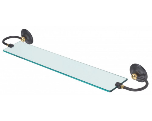 Полка стеклянная, 78 см  ART&MAX SOPHIA AM-2147-Nero/Do-Ant