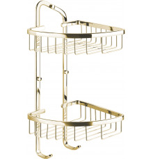 Полка угловая 2-ярусная, 180х180х410 мм ART&MAX AM-G-8962-Do