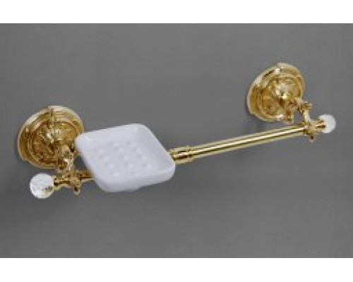 Полотенцедержатель с мыльницей ART&MAX  BAROCCO CRYSTAL AM-2057P-Cr-C