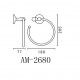 Полотенцедержатель ART&MAX ANTIC AM-E-2680AL