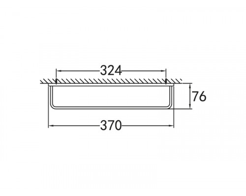 Полотенцедержатель настенный CEZARES MAXIMA CZR-F-8912A