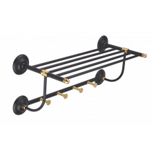 Полотенцедержатель с крючками, 57 см ART&MAX SOPHIA AM-2151-Nero/Do-Ant