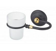 Стакан подвесной, матовое стекло ART&MAX SOPHIA AM-2140-Nero/Do-Ant