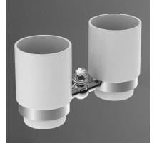 Стакан подвесной двойной ART&MAX ANTIC CRYSTAL AM-E-2688SJ-Cr