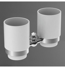 Стакан подвесной двойной ART&MAX ANTIC CRYSTAL AM-E-2688SJ-Cr