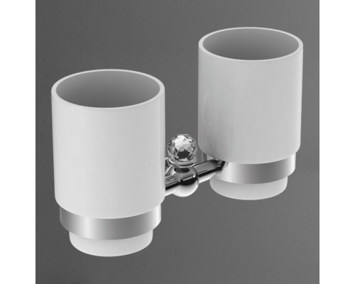 Стакан подвесной двойной ART&MAX ANTIC CRYSTAL AM-E-2688SJ-Cr