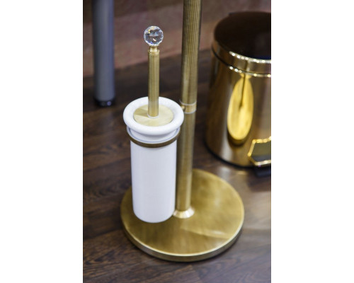 Стойка напольная c держателем туалетной бумаги, щёткой для унитаза и мыльницей CEZARES OLIMP-WCS-01-Sw