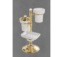 Настольный гарнитур, 2 стакана и мыльница ART&MAX LUCE AM-1916-Do-Ant