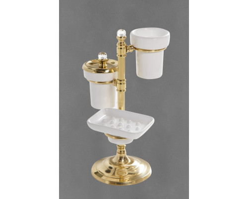 Настольный гарнитур, 2 стакана и мыльница ART&MAX LUCE AM-1916-Do-Ant