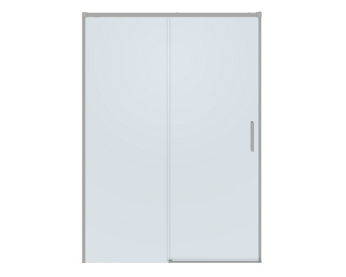 Душевая дверь CEZARES PLANE-BF-1-130-C-IN, 130х195, профиль сатин, стекло прозрачное