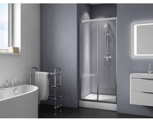 Душевая дверь в нишу BelBagno DUE-BF-1-110-C-Cr