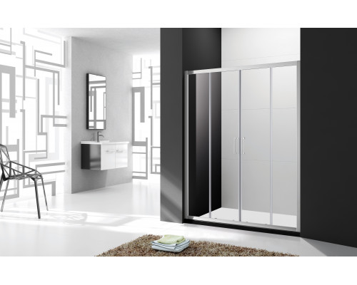 Душевая дверь в нишу CEZARES MOLVENO-BF-2-160-C-Cr-IV