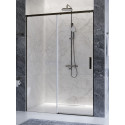 Душевая дверь CEZARES PLANE-BF-1-130-C-GM, 130х195, профиль оружейная сталь, стекло прозрачное