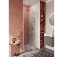 Душевая дверь в нишу CEZARES LINER-B-12-90-C-Cr-R правая